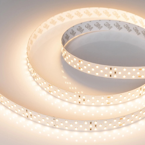 Лента светодиодная RT-A252-19mm 24V Warm3000 (27 W/m, IP20, 2835, 5m) (Arlight, Открытый)