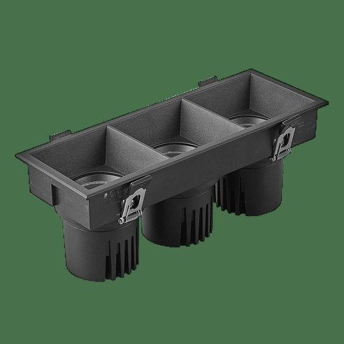 Светильник MS-FLOW-BUILT-S230x85-3x12W Day4000 (BK, 38 deg, 230V) (Arlight, IP20 Металл, 5 лет)