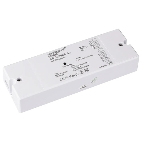 Контроллер SR-1009EA-5CH (12-36V, 300-900W) (Arlight, IP20 Пластик, 3 года)