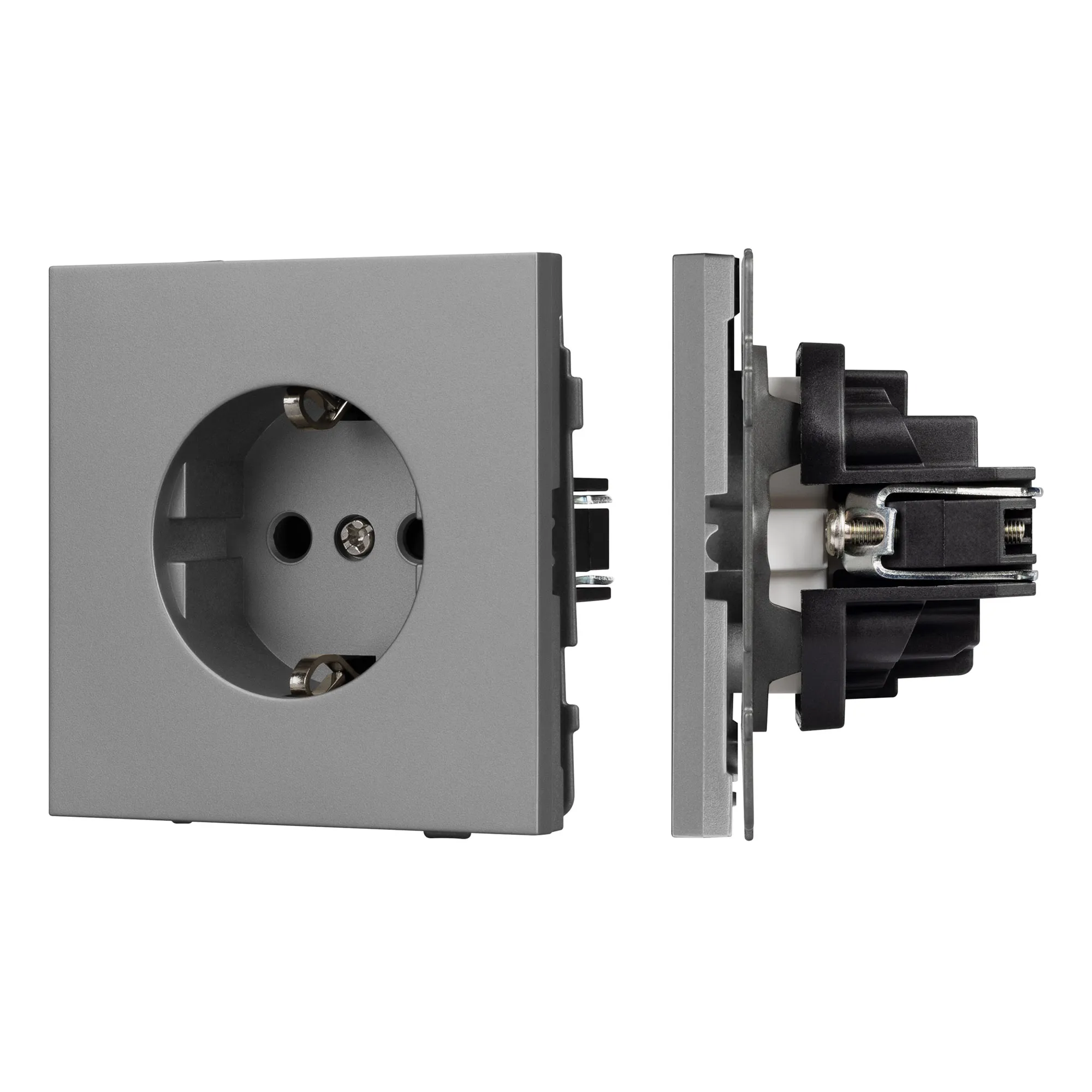 Механизм электрической розетки SCT-TENDO-MEU1-PL-GR (230V, 16A) (Arlight, -) - изображение товара