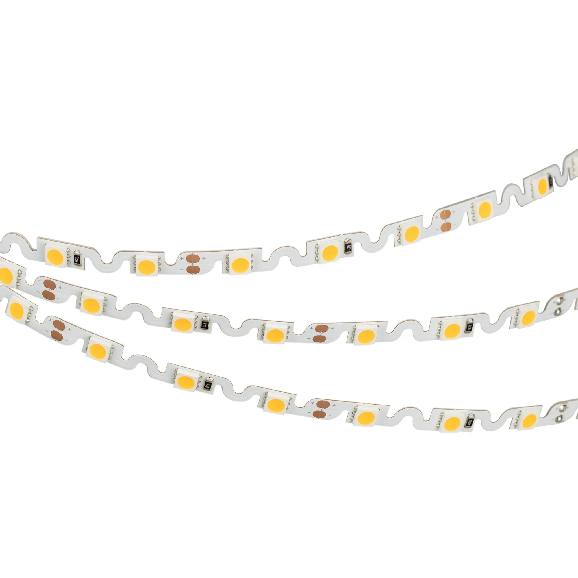 Лента светодиодная RZ 2-5000 12V Warm2700 2x (5060, 240 LED, Wave) (Arlight, 11.5 Вт/м, IP20) - изображение товара