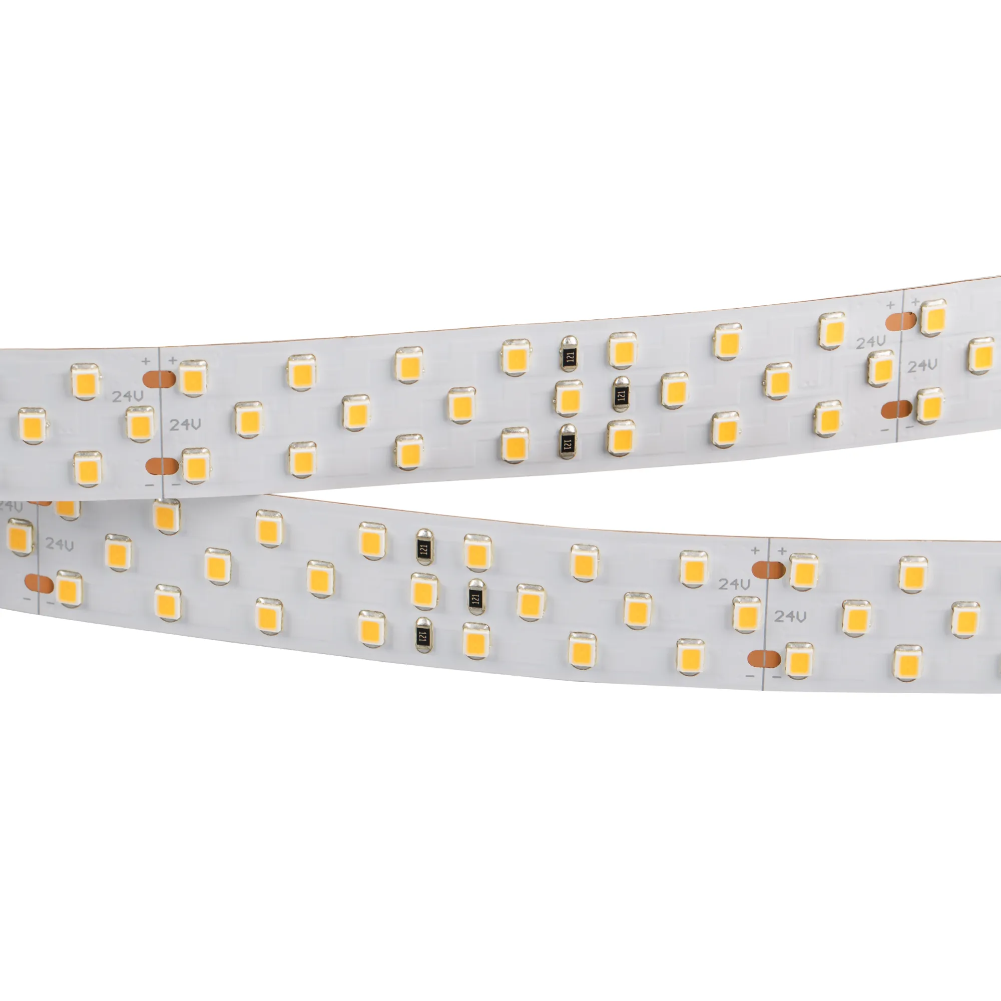 Лента светодиодная RT 2-5000 24V Warm2700 3x2 (2835, 1260 LED, CRI98) (Arlight, 27 Вт/м, IP20) - изображение товара